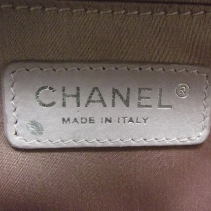 Chanel Lambskin Quilted Resin Pearl Clasp Clutch Black and White 7 of 11