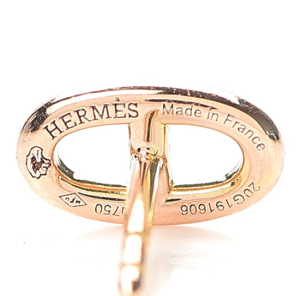 Hermes 18K Rose Gold TPM Farandole Stud Earrings 4 of 5