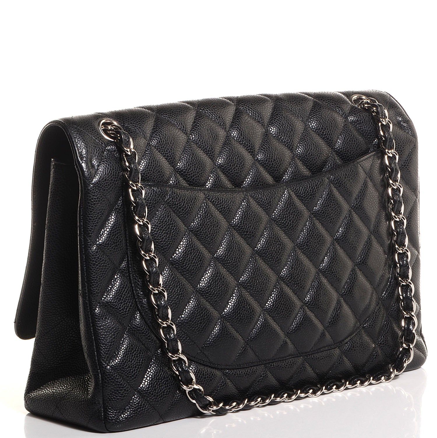 Chanel Caviar Maxi Single Flap Black 3 of 8