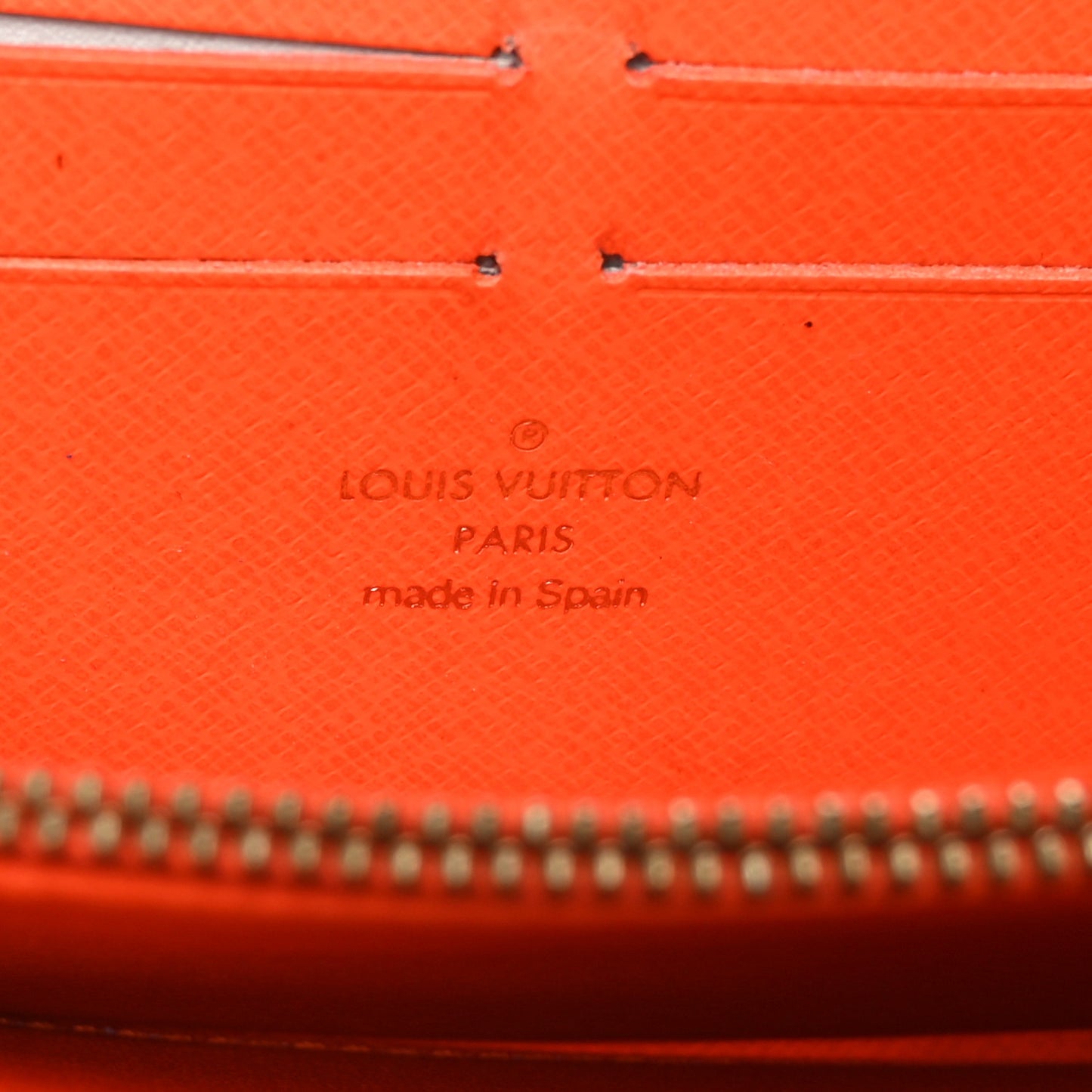 Monogram Graffiti Zippy Wallet Orange