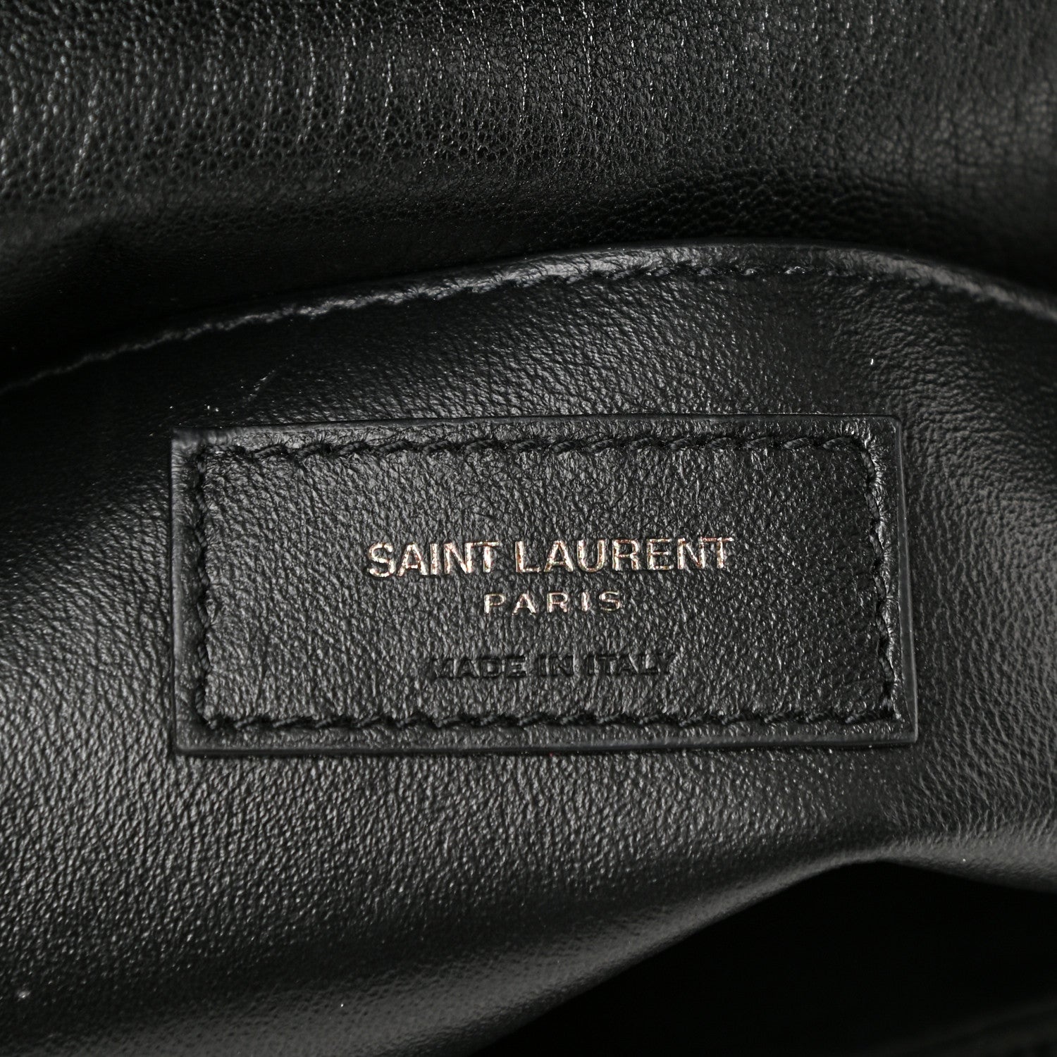Saint Laurent Sheepskin Matelasse Chevron Monogram Monochrome Large College Satchel Black 7 of 13