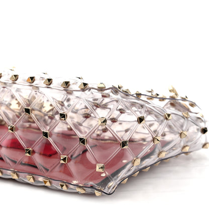 Valentino Garavani PVC Medium Rockstud Spike Shoulder Bag 9 of 11