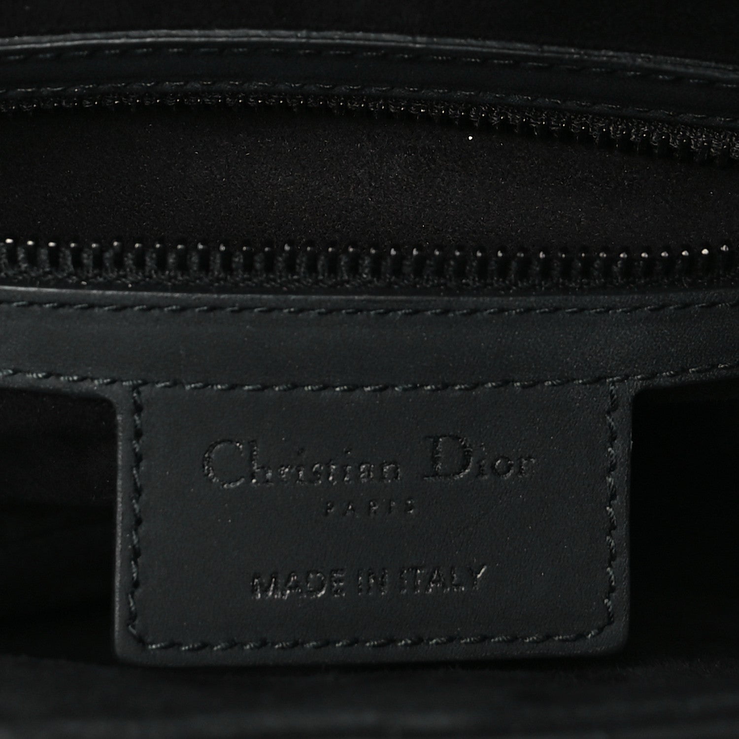 Christian Dior Ultra Matte Calfskin Saddle Bag Black 6 of 10