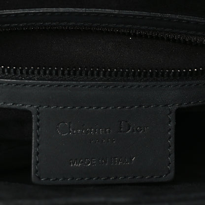 Christian Dior Ultra Matte Calfskin Saddle Bag Black 6 of 10