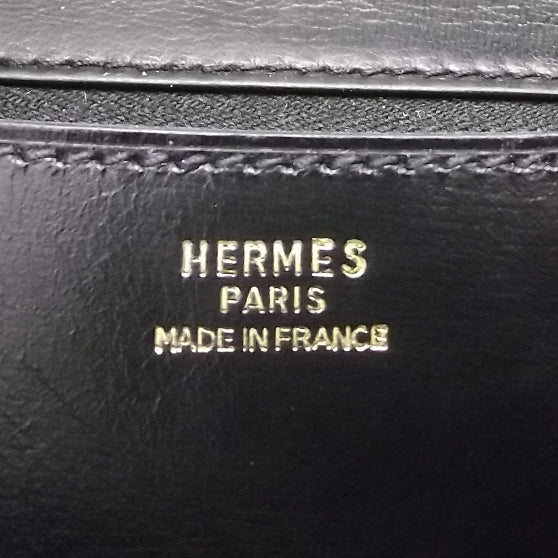 Box Leather Constance Black