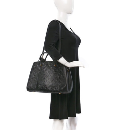 Louis Vuitton Empreinte Montaigne GM Black 2 of 9