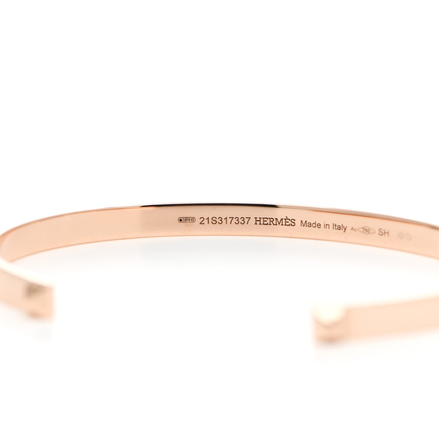 18K Rose Gold Mini Clous Bracelet SH