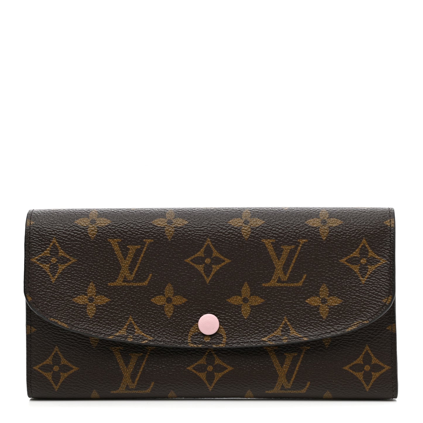 Monogram Emilie Wallet Rose Ballerine