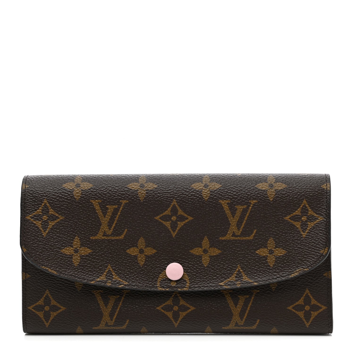 Louis Vuitton Monogram Emilie Wallet Rose Ballerine 1 of 7