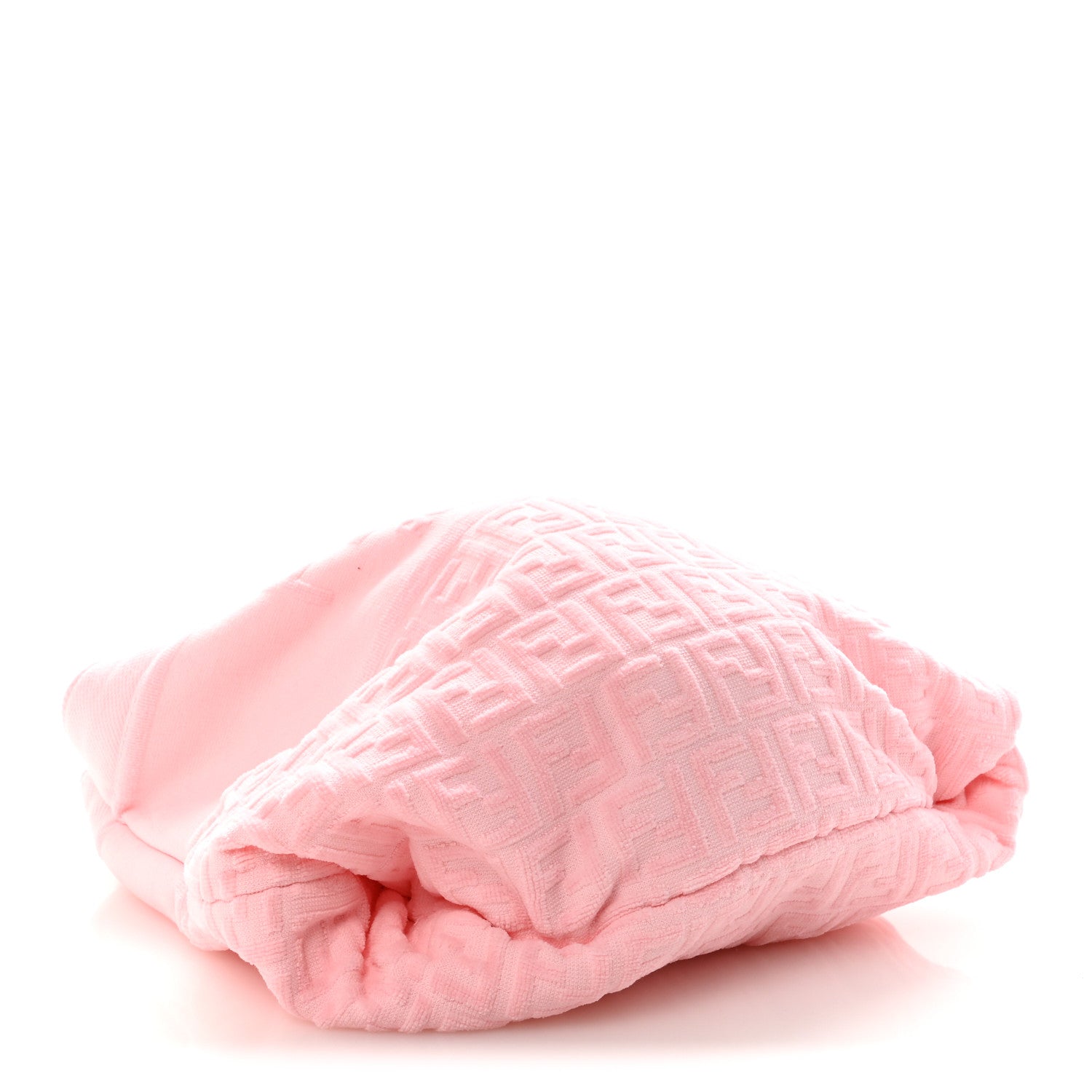 Fendi Terrycloth FF Embossed Beach Towel Tote Bag Pink 4 of 8