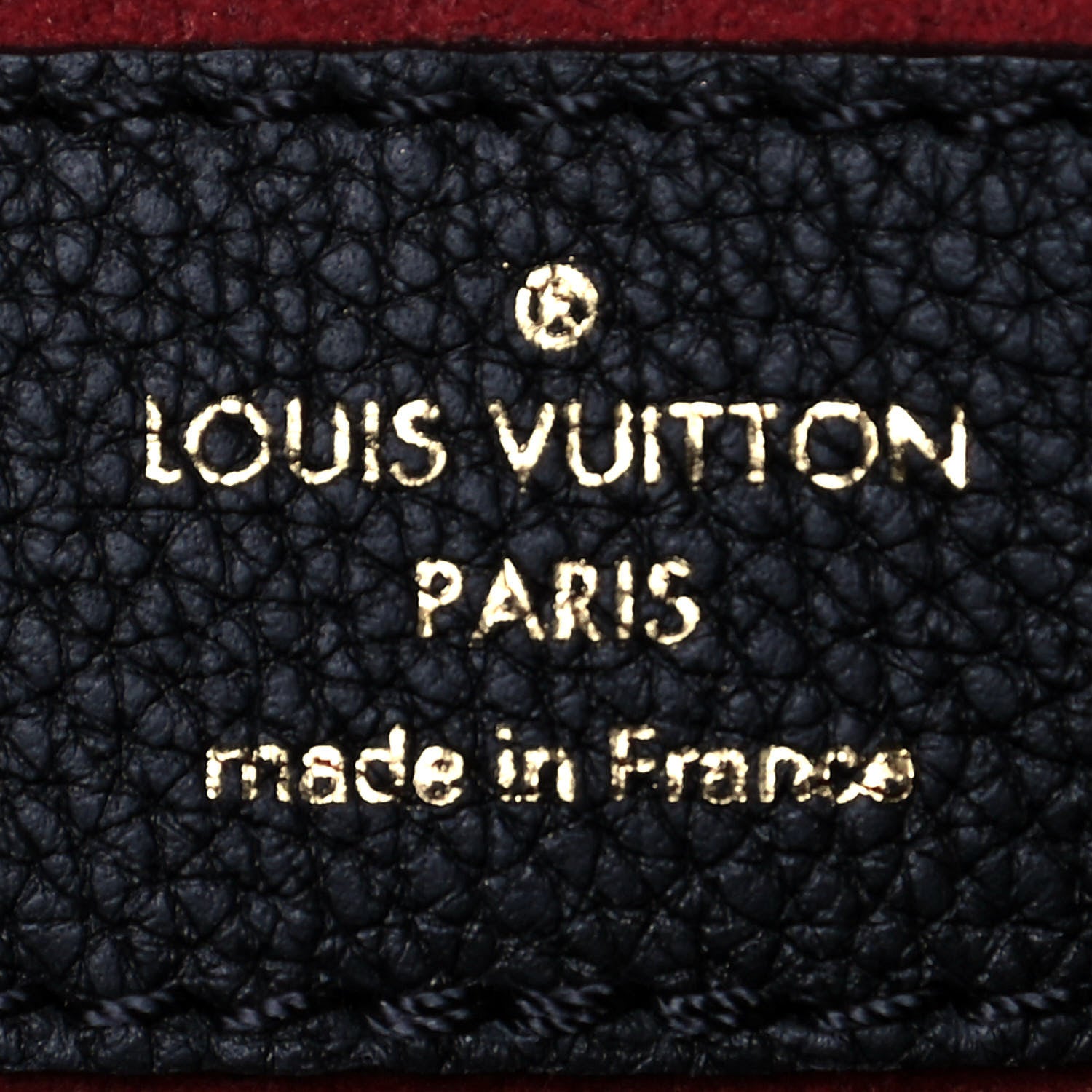 Louis Vuitton Grained Calfskin Lockme Shopper Black 5 of 9