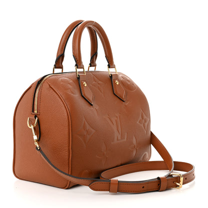 Louis Vuitton Empreinte Monogram Giant Speedy Bandouliere 25 Cognac 3 of 10