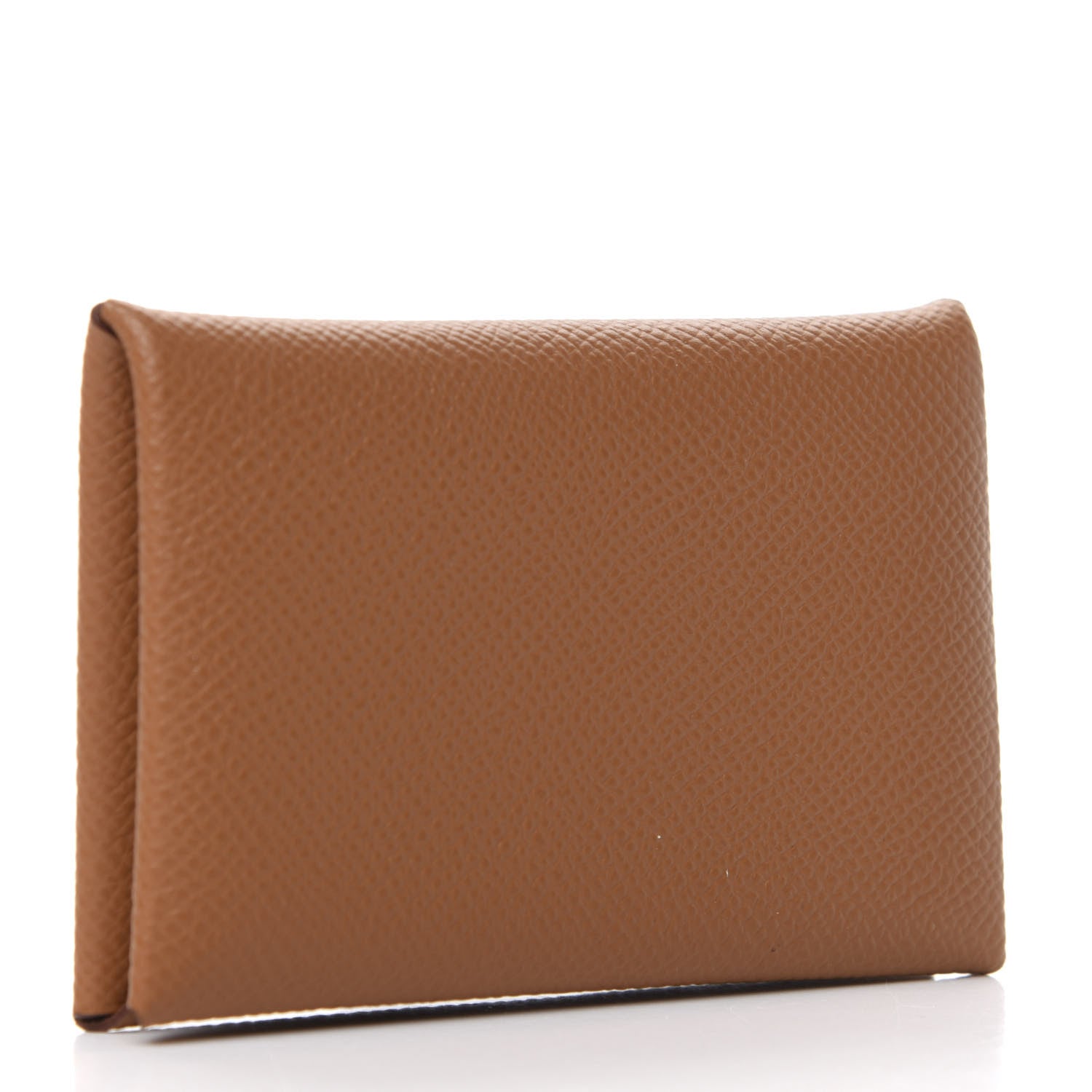 Hermes Epsom Calvi Card Case Gold 3 of 6