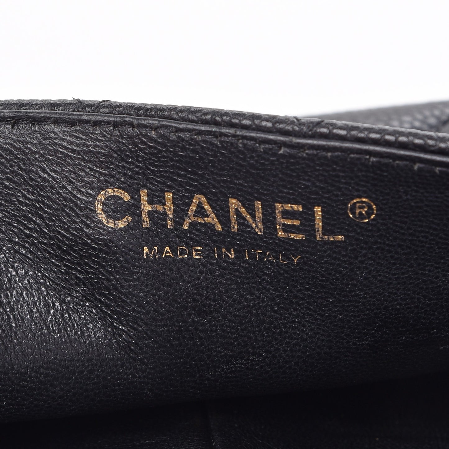 Caviar Quilted East West Flap Black