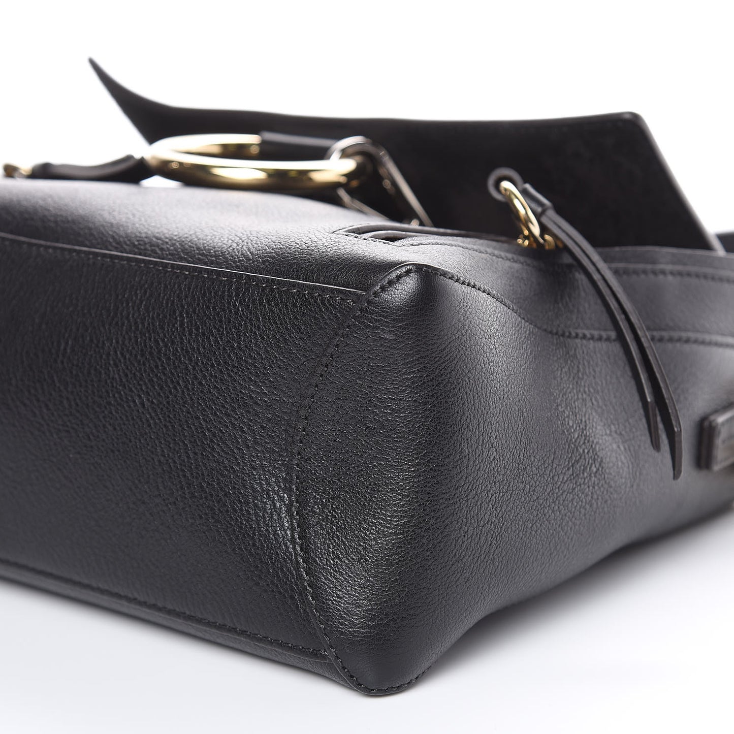Calfskin Small Faye Day Shoulder Bag Black