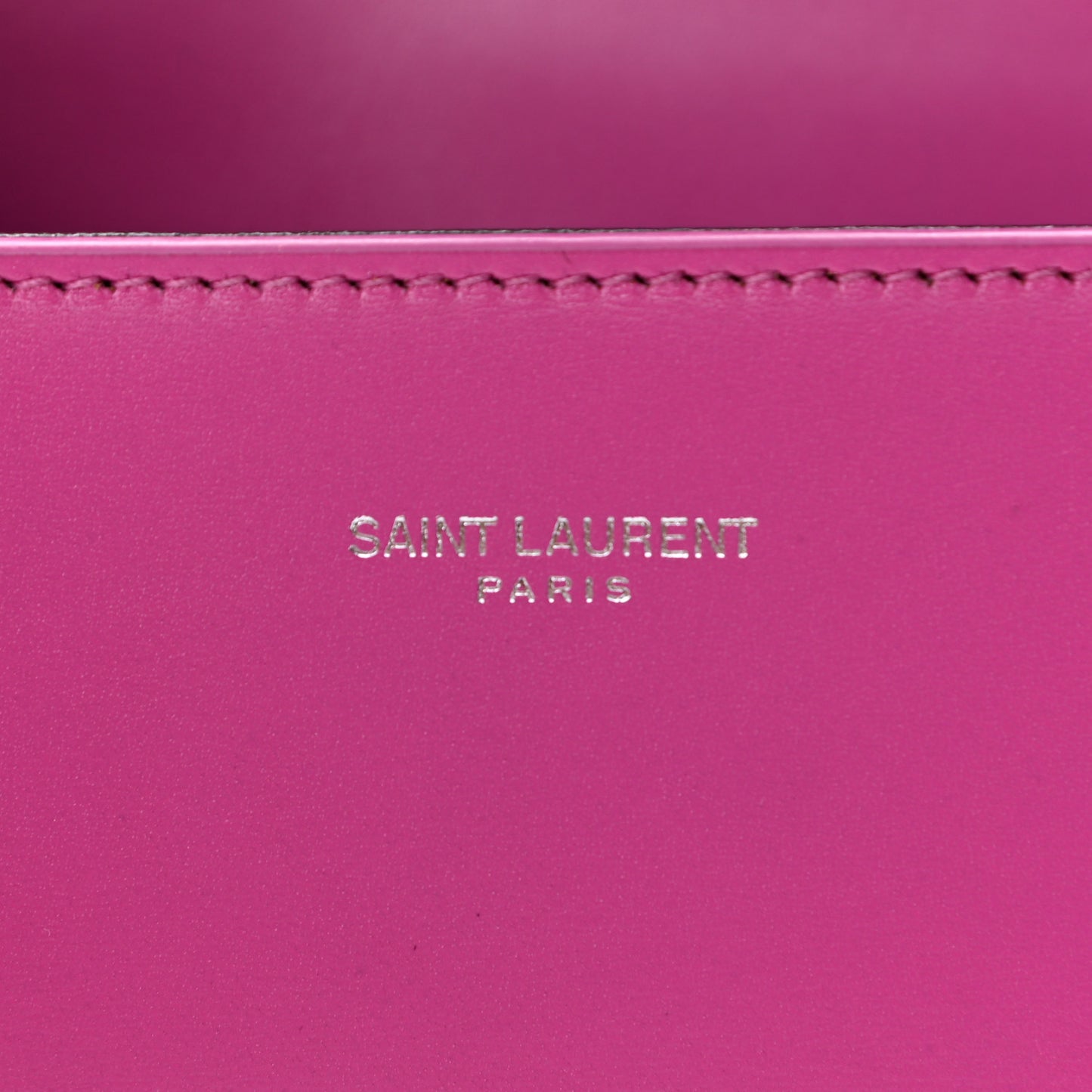 Calfskin Mini Classic Monogram Cassandra Top Handle Bag Electric Fuchsia