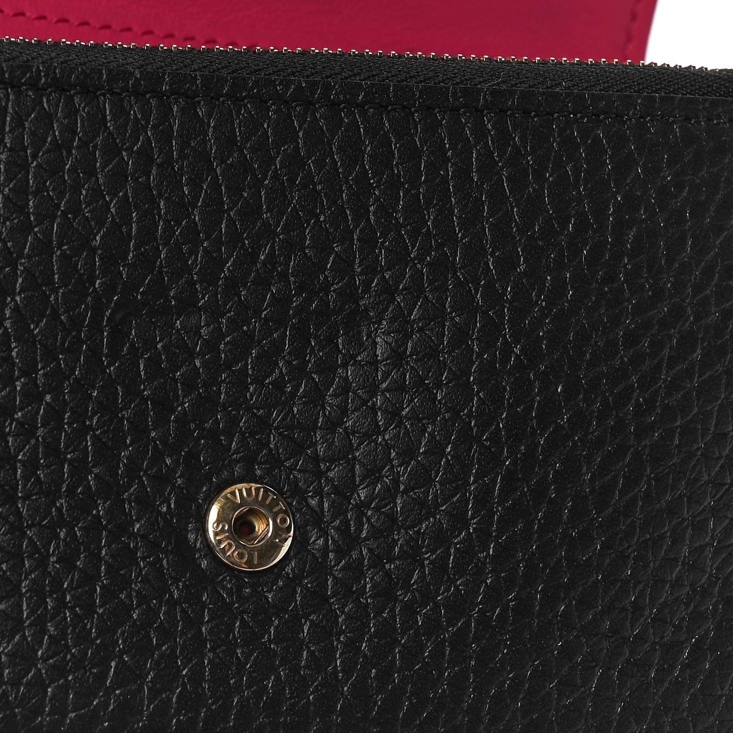 Taurillon Capucines Compact Wallet Black