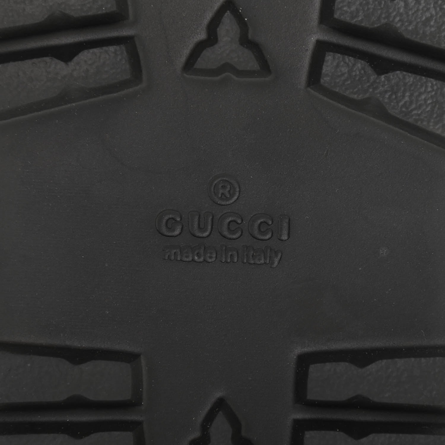 Gucci Guccissima Mens Lug Sole Slide Sandals 6 Black 12 of 14