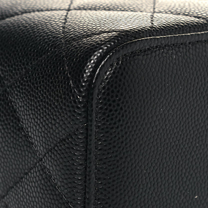 Chanel Caviar Quilted Mini Vanity Case With Chain Black 9 of 15