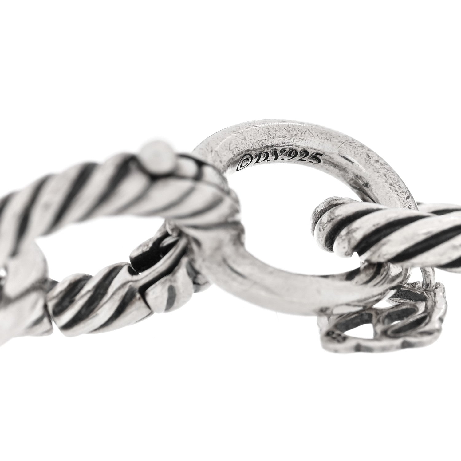 David Yurman Sterling Silver 12mm Large Oval Link Bracelet 3 of 3