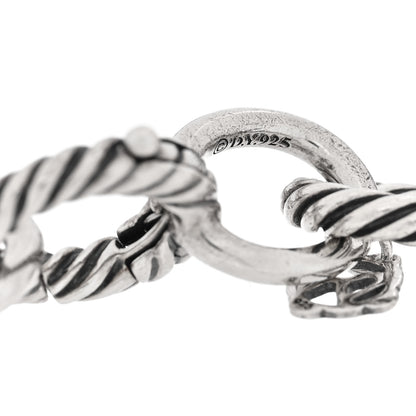 David Yurman Sterling Silver 12mm Large Oval Link Bracelet 3 of 3