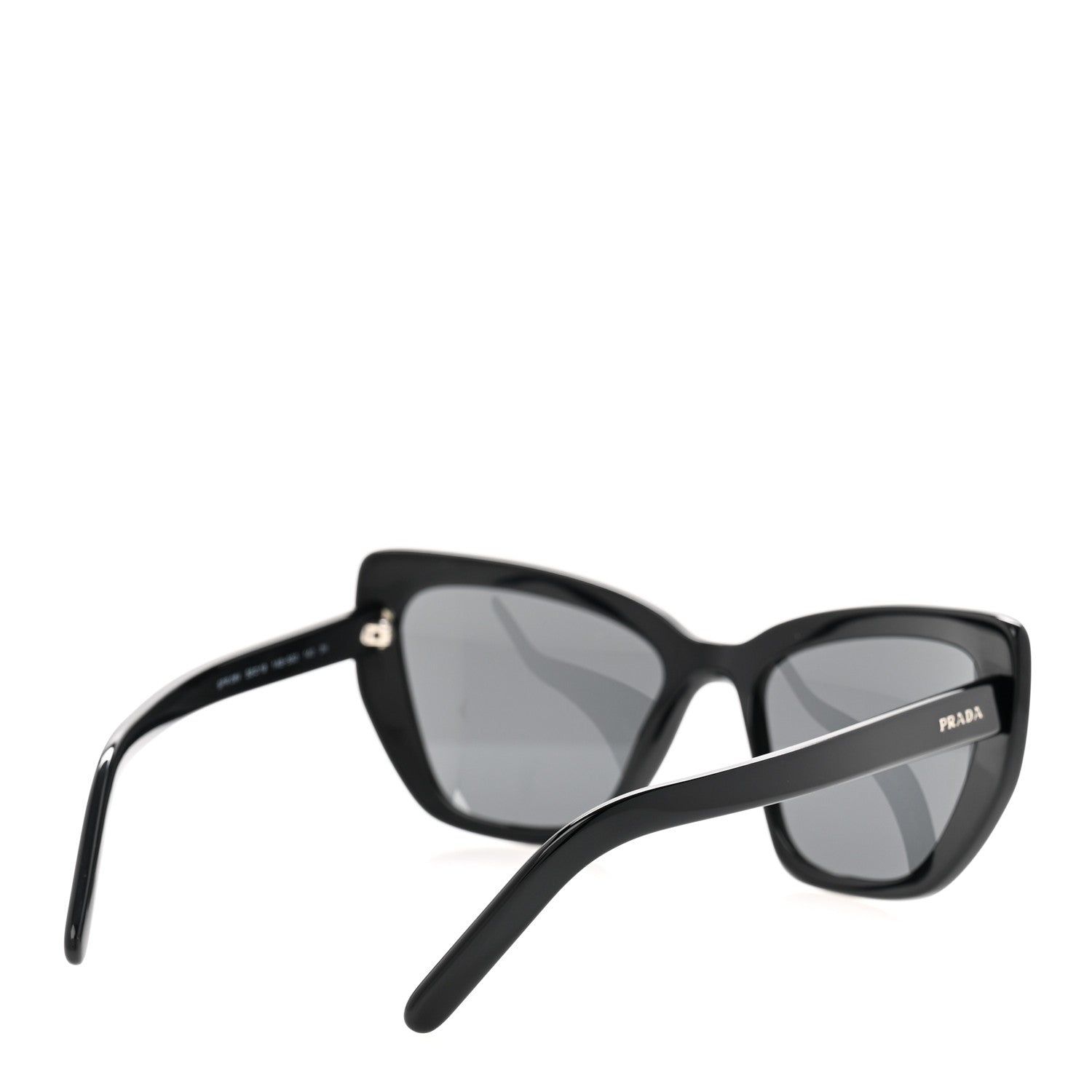 Prada Cat Eye Sunglasses SPR 08V Black 4 of 10