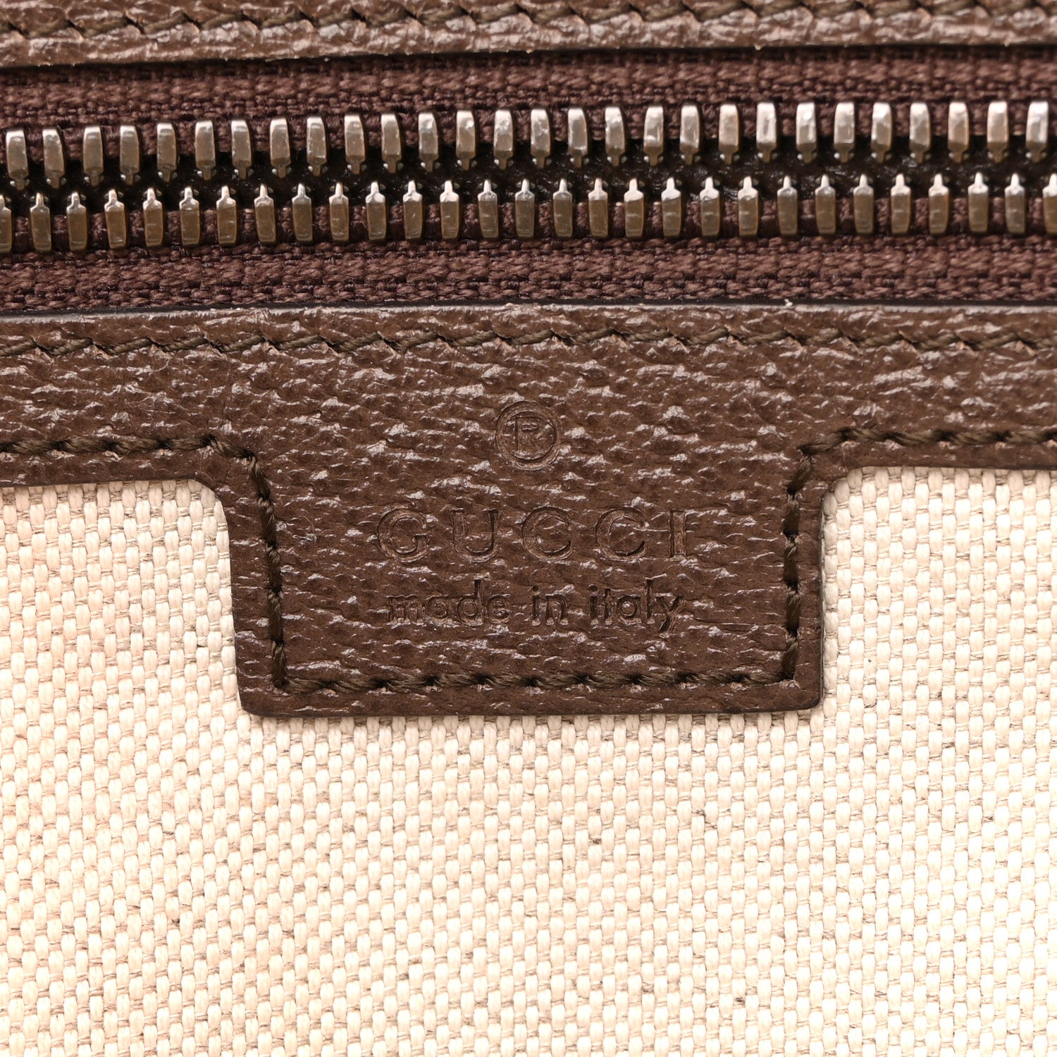 Gucci Soft GG Supreme Monogram Medium Ophidia Belt Bag Dark Brown 6 of 10