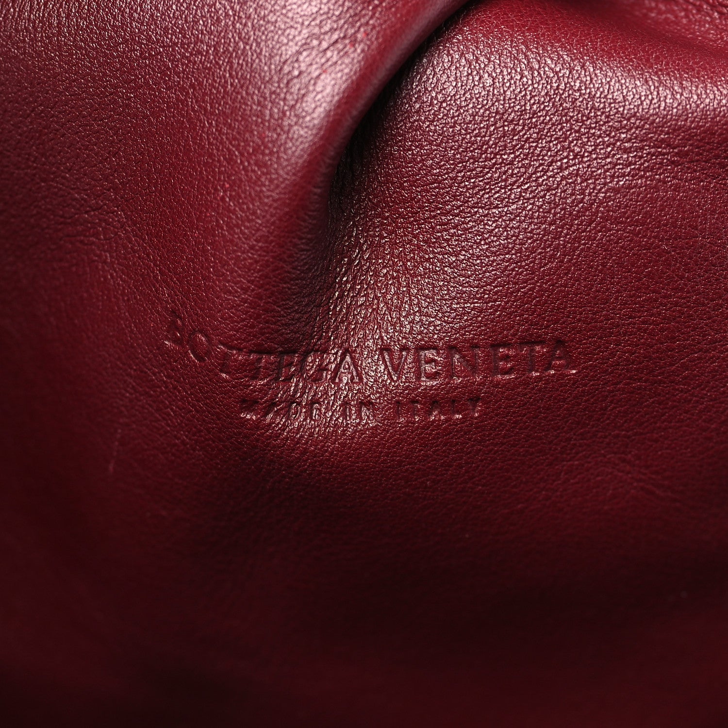 Bottega Veneta Smooth Butter Calf The Pouch Oversized Clutch Bordeaux 6 of 8