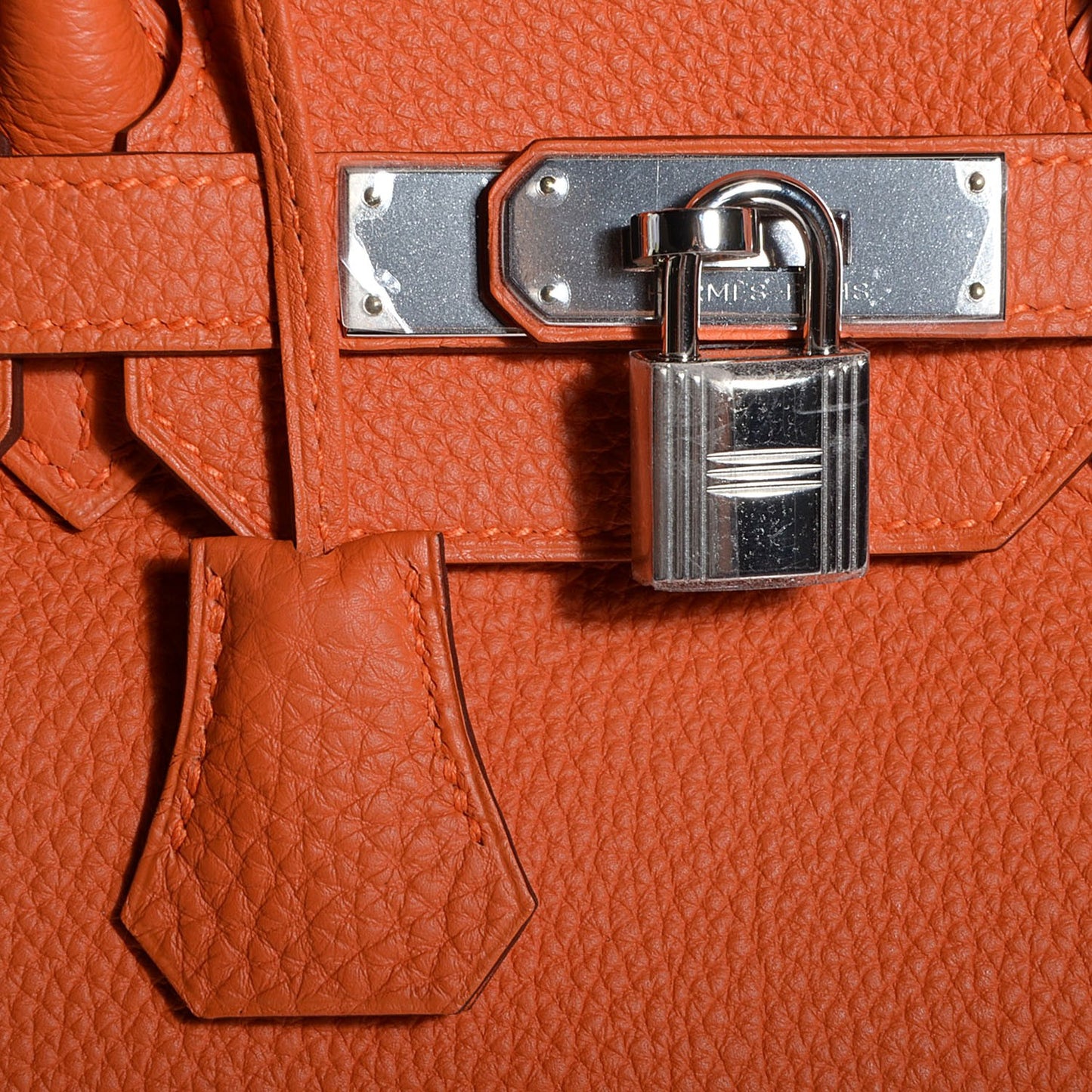 Togo Birkin 35 Orange