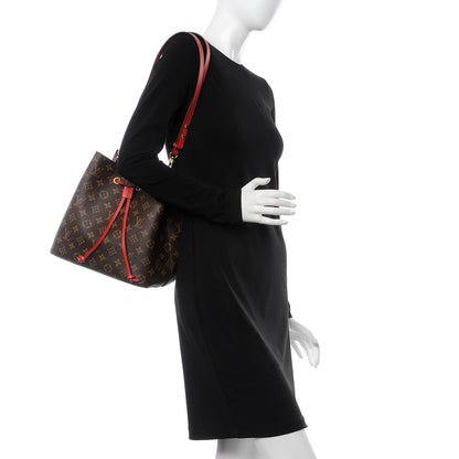 Louis Vuitton Monogram Neonoe MM Coquelicot 2 of 6