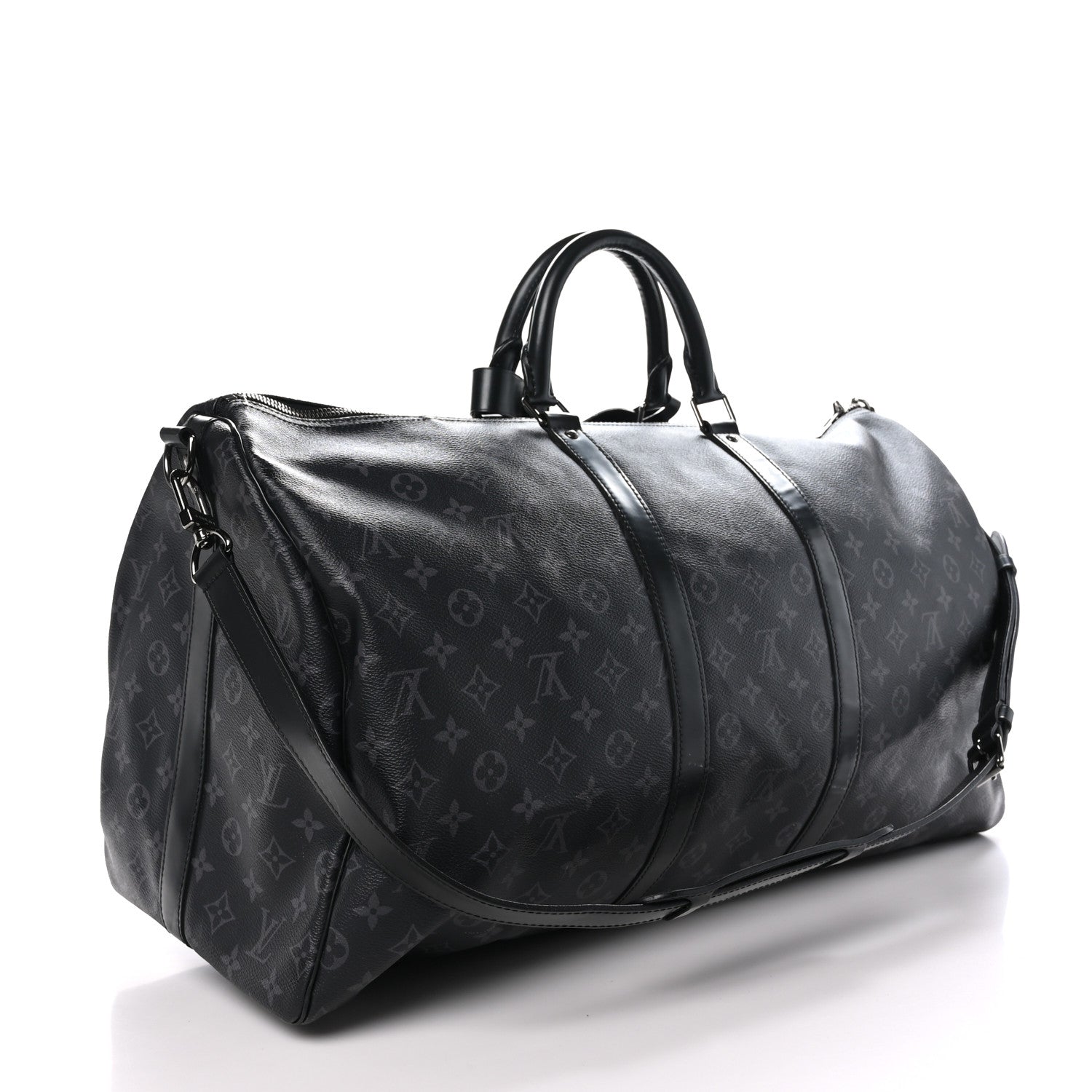 Louis Vuitton Monogram Eclipse Keepall Bandouliere 55 2 of 11