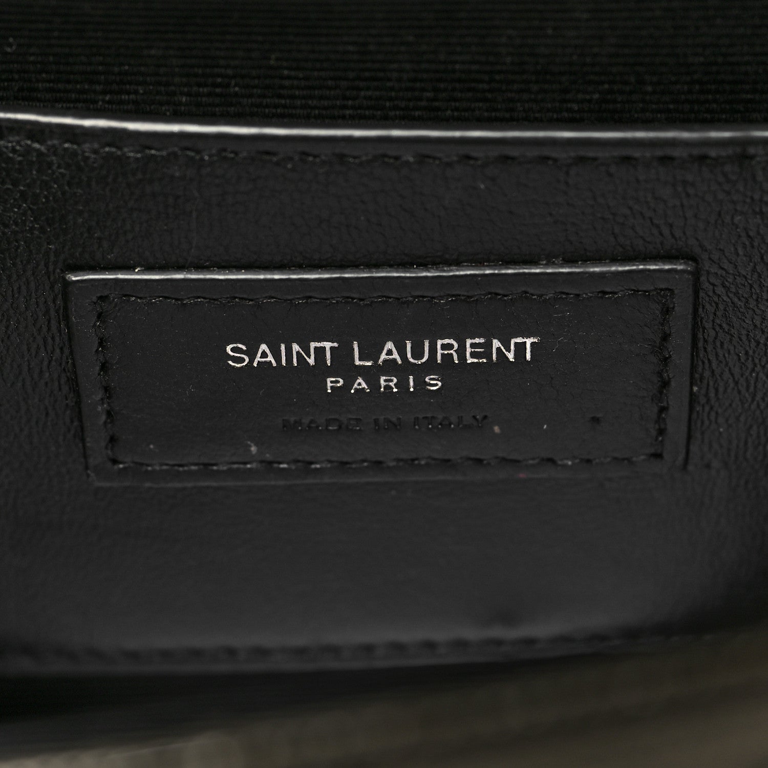 Saint Laurent Metallic Grain De Poudre Textured Mixed Matelasse Triquilt Small Monogram Satchel Piombo 6 of 9