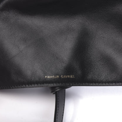 Mansur Gavriel Lambskin Oversized Tote Black 7 of 10