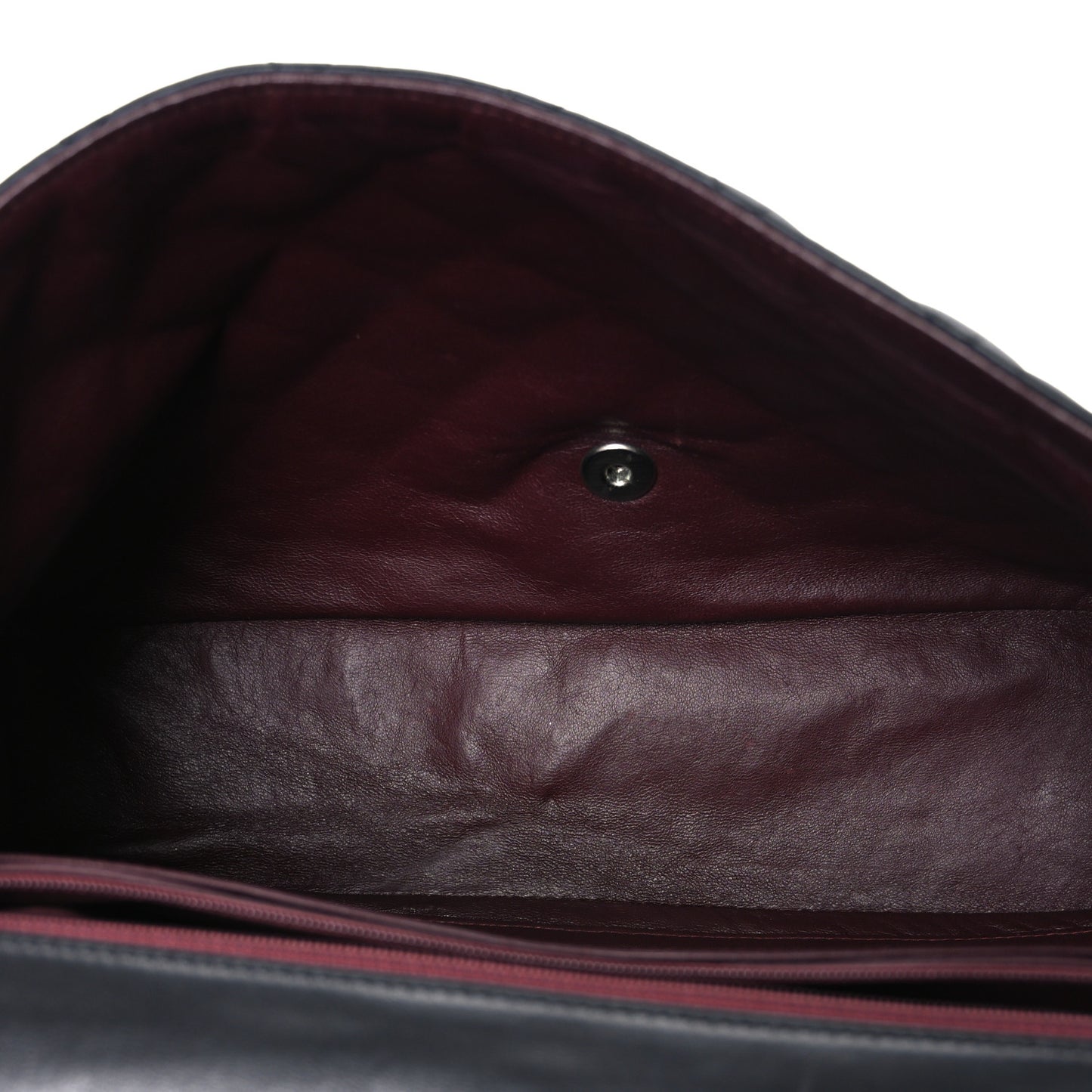 Lambskin Quilted Maxi Single Flap Black