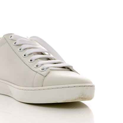 Gucci Calfskin Interlocking G Womens New Ace Sneakers 36 White Red Flame Green 11 of 15