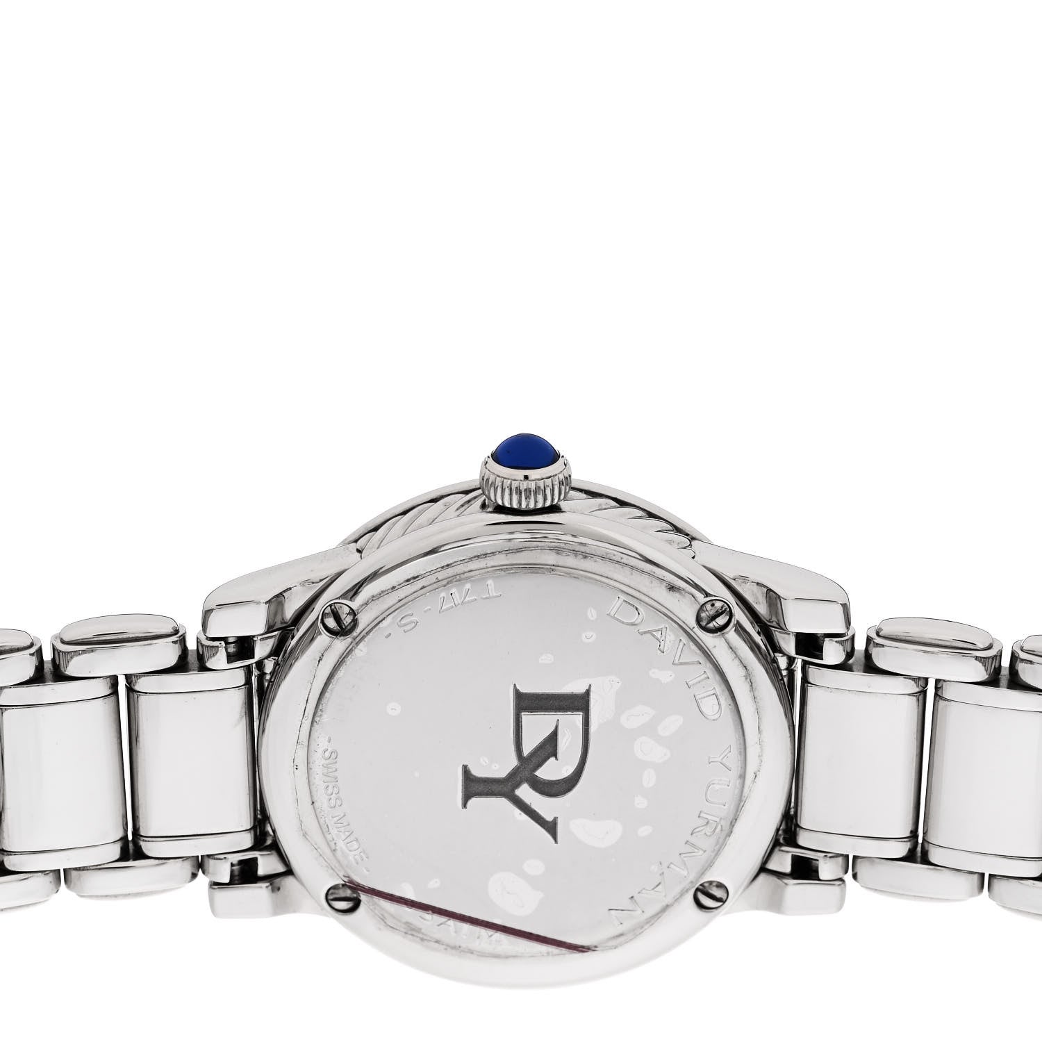 David Yurman Stainless Steel Diamond Bezel Mother of Pearl 29mm Classic Quartz Watch 4 of 5