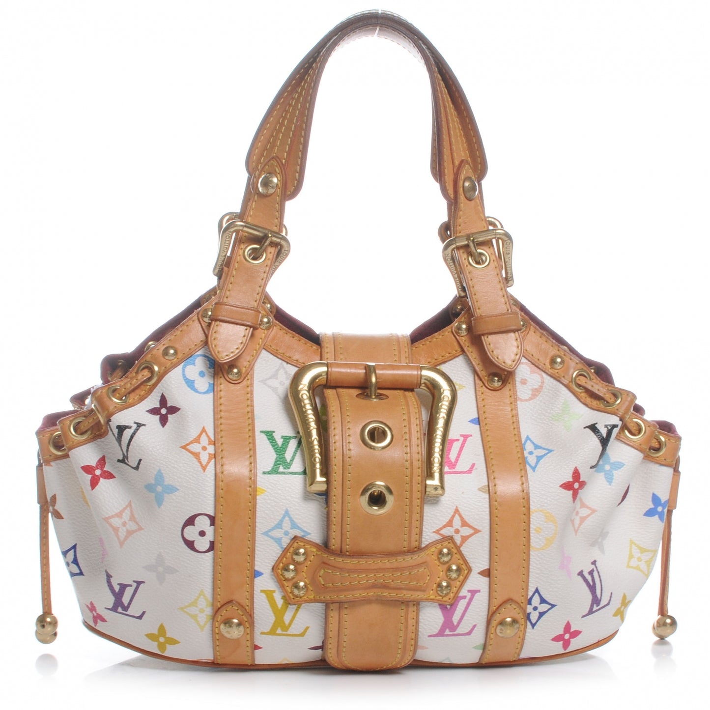 Monogram Multicolor Theda GM White
