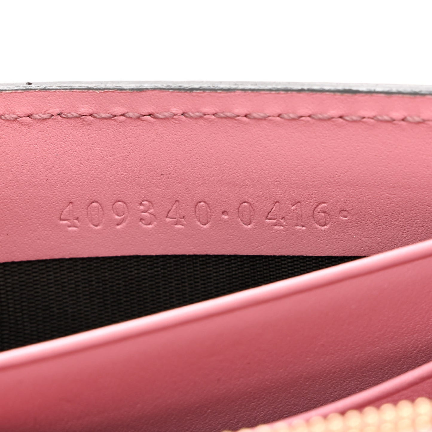 Guccissima Icon Chain Wallet Carmine Rose