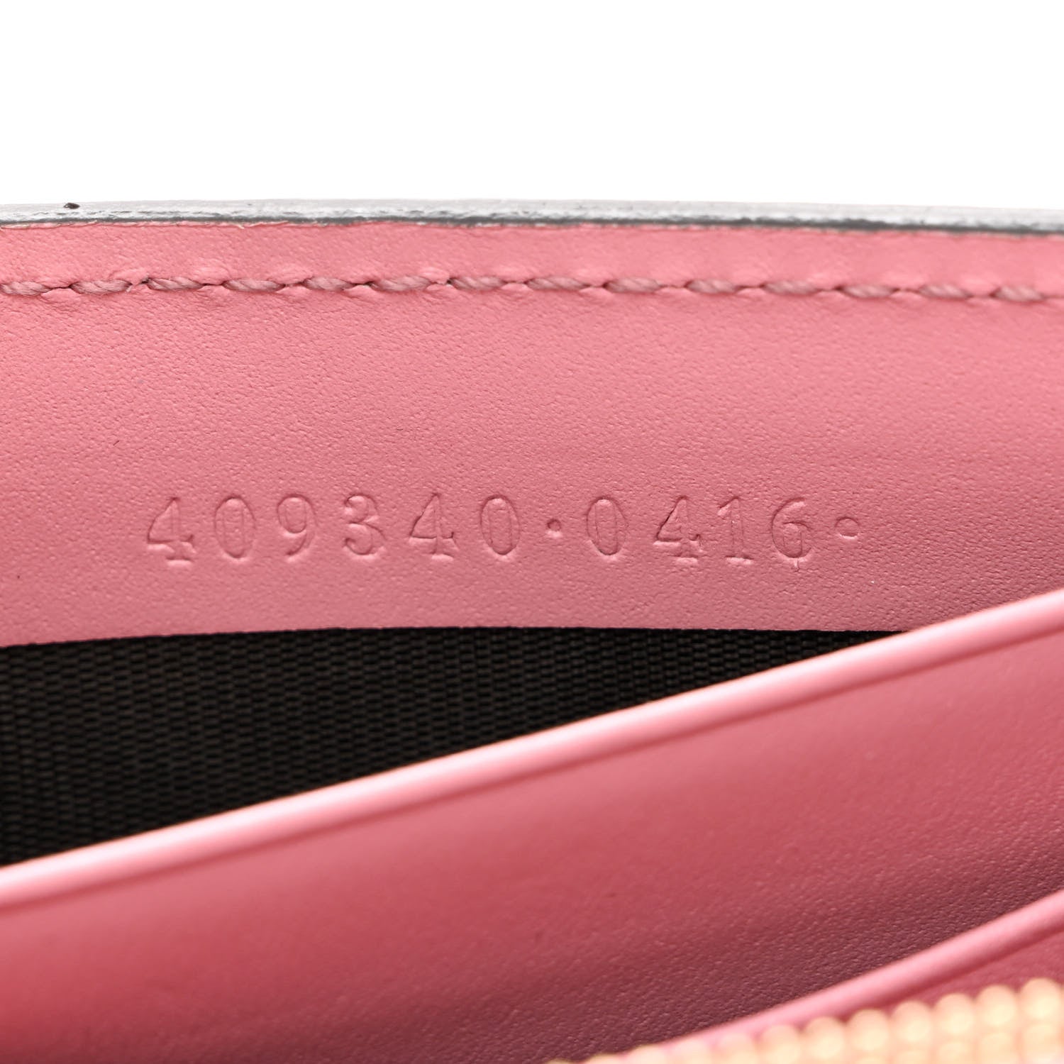 Gucci Guccissima Icon Chain Wallet Carmine Rose 7 of 10