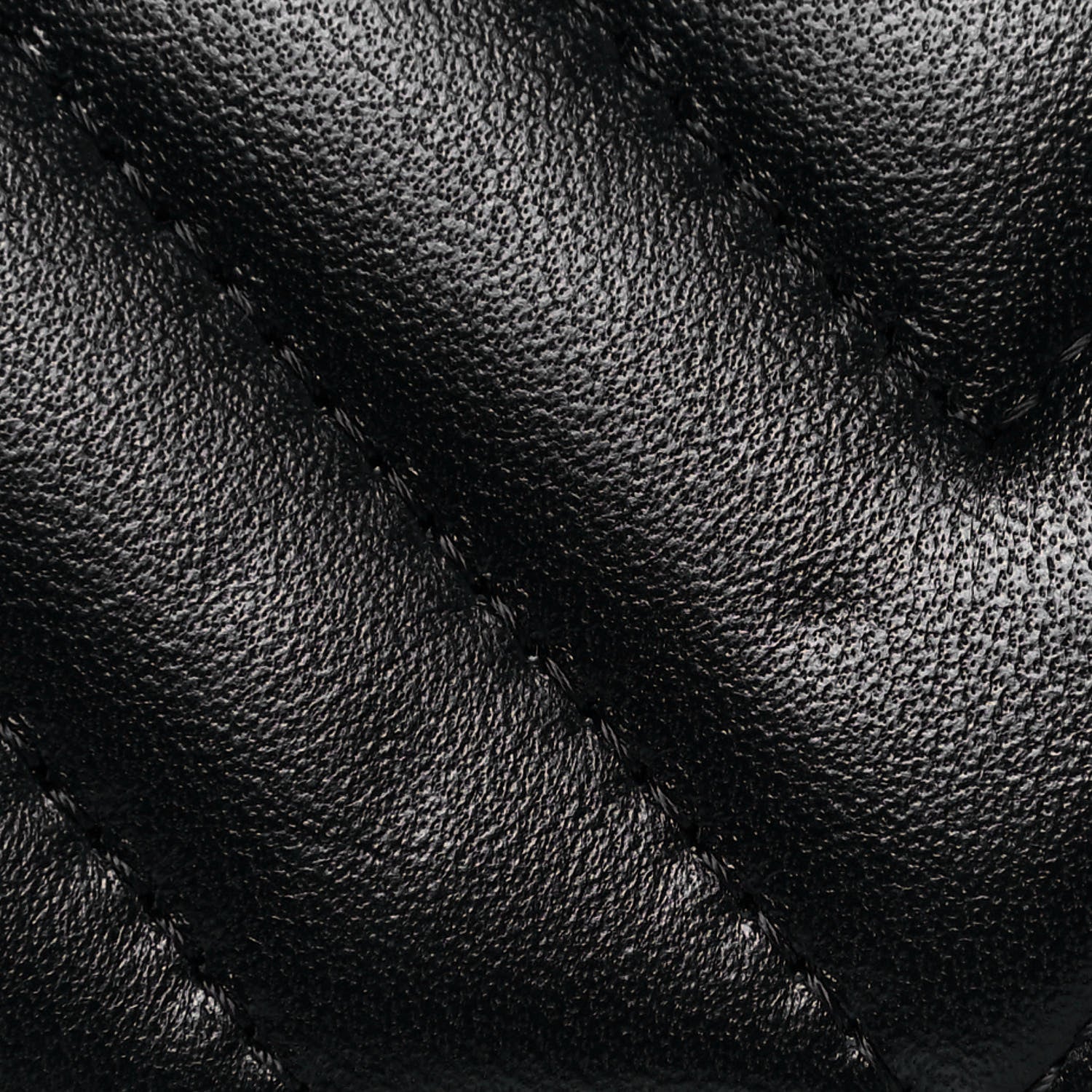 Chanel Lambskin Chevron Quilted Mini Rectangular Flap Black 11 of 12