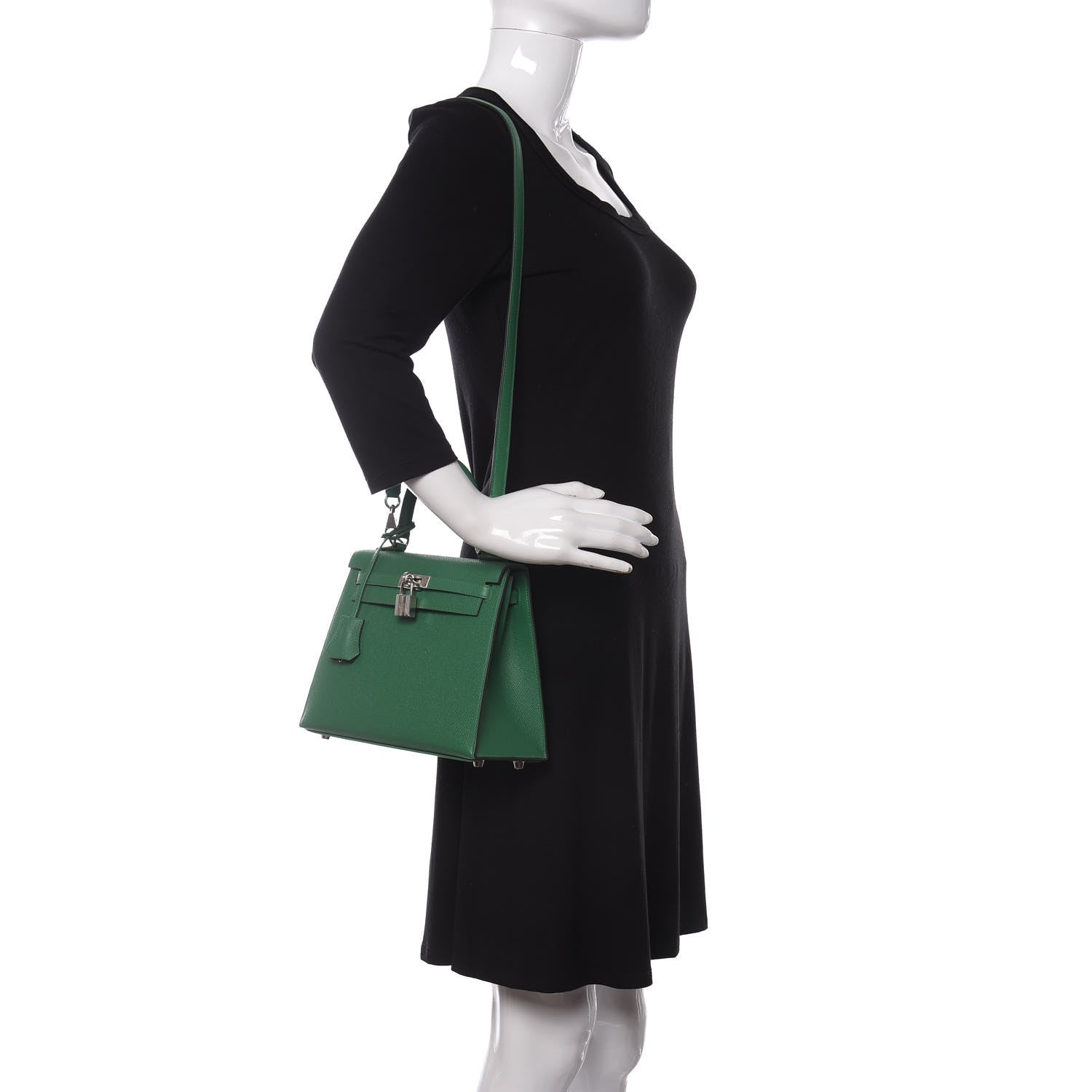 Hermes Epsom Kelly Sellier 25 Cactus 2 of 14
