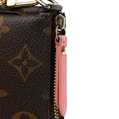 Louis Vuitton Monogram Illustre Mini Pochette Accessories Rose 9 of 9