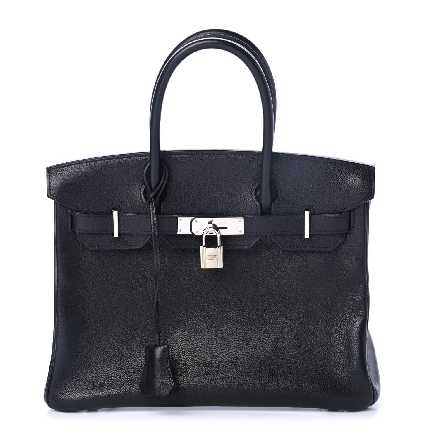 Hermes Vache Liegee Birkin 30 Black 1 of 9