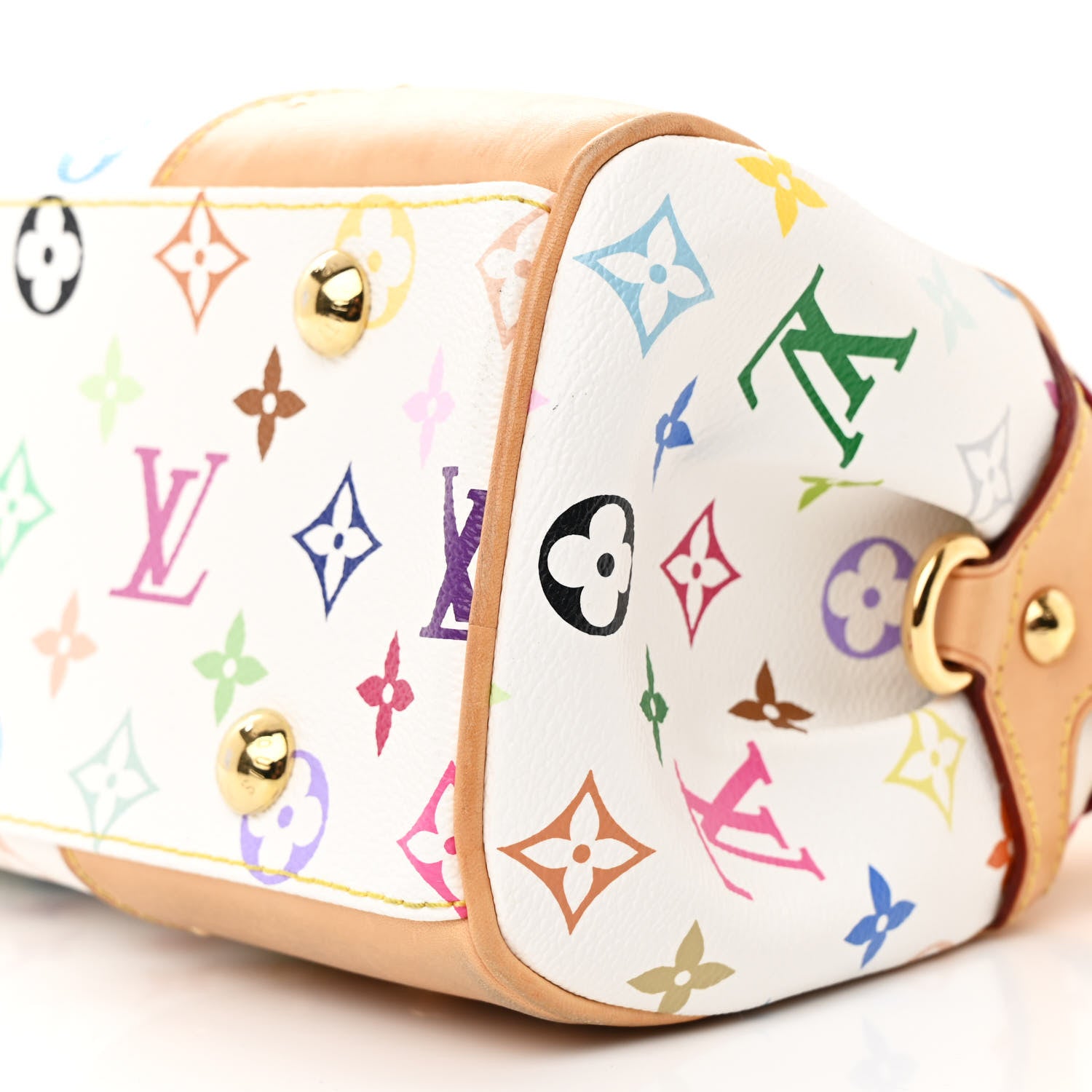Louis Vuitton Monogram Multicolor Beverly MM White 9 of 11