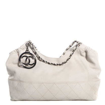 Chanel Calfskin Baby Coco Cabas White 1 of 7