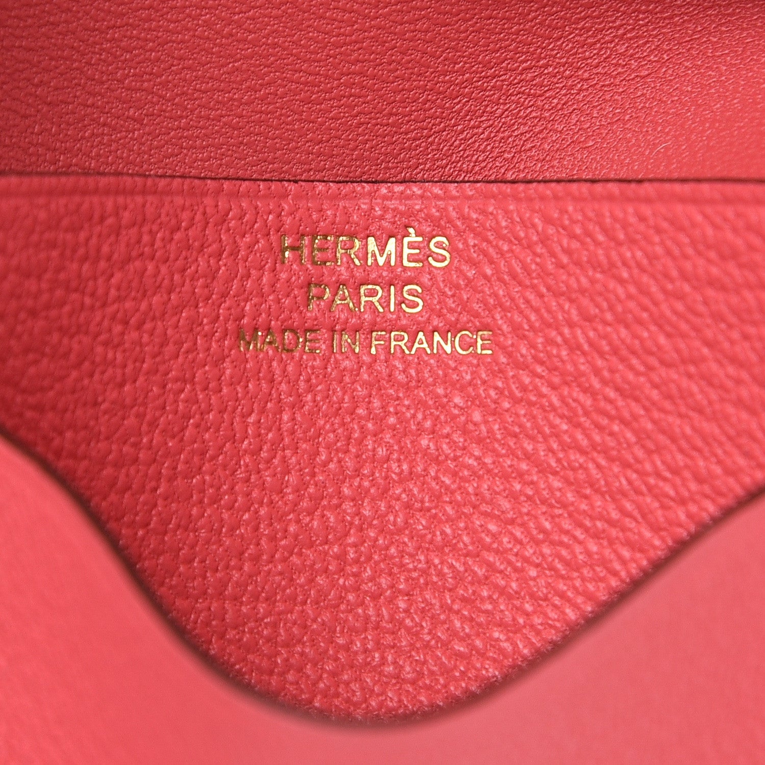 Hermes Chevre Mysore Mini Bearn Wallet Rose Lipstick 6 of 8