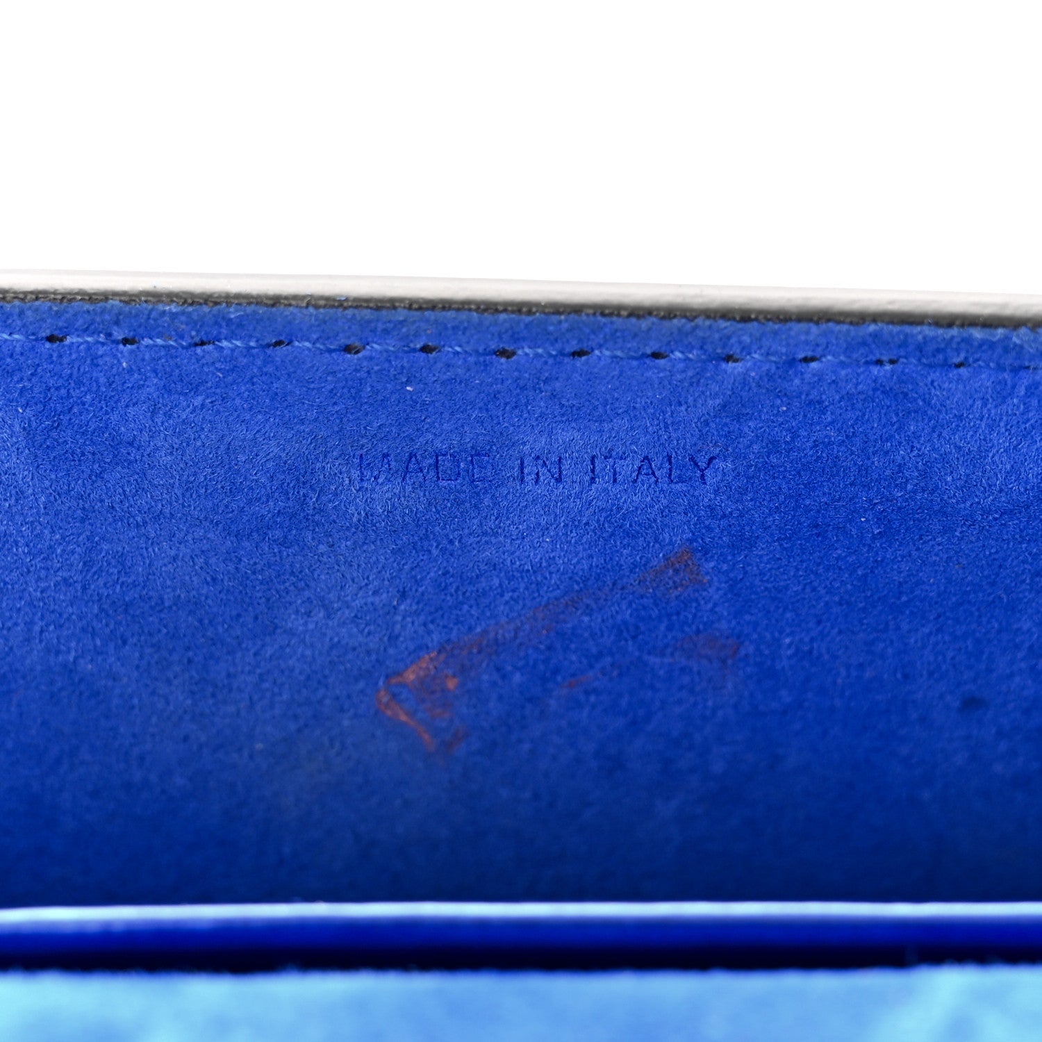 Christian Dior Metallic Patent Crystal Dioraddict Flap Bag Blue 7 of 10