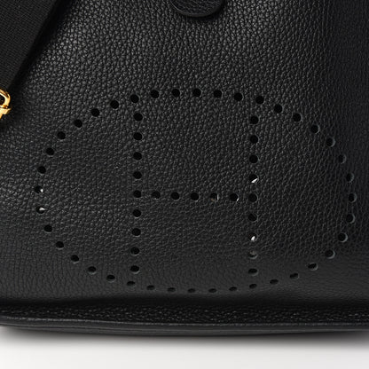 Hermes Taurillon Clemence Evelyne III PM Black 9 of 9