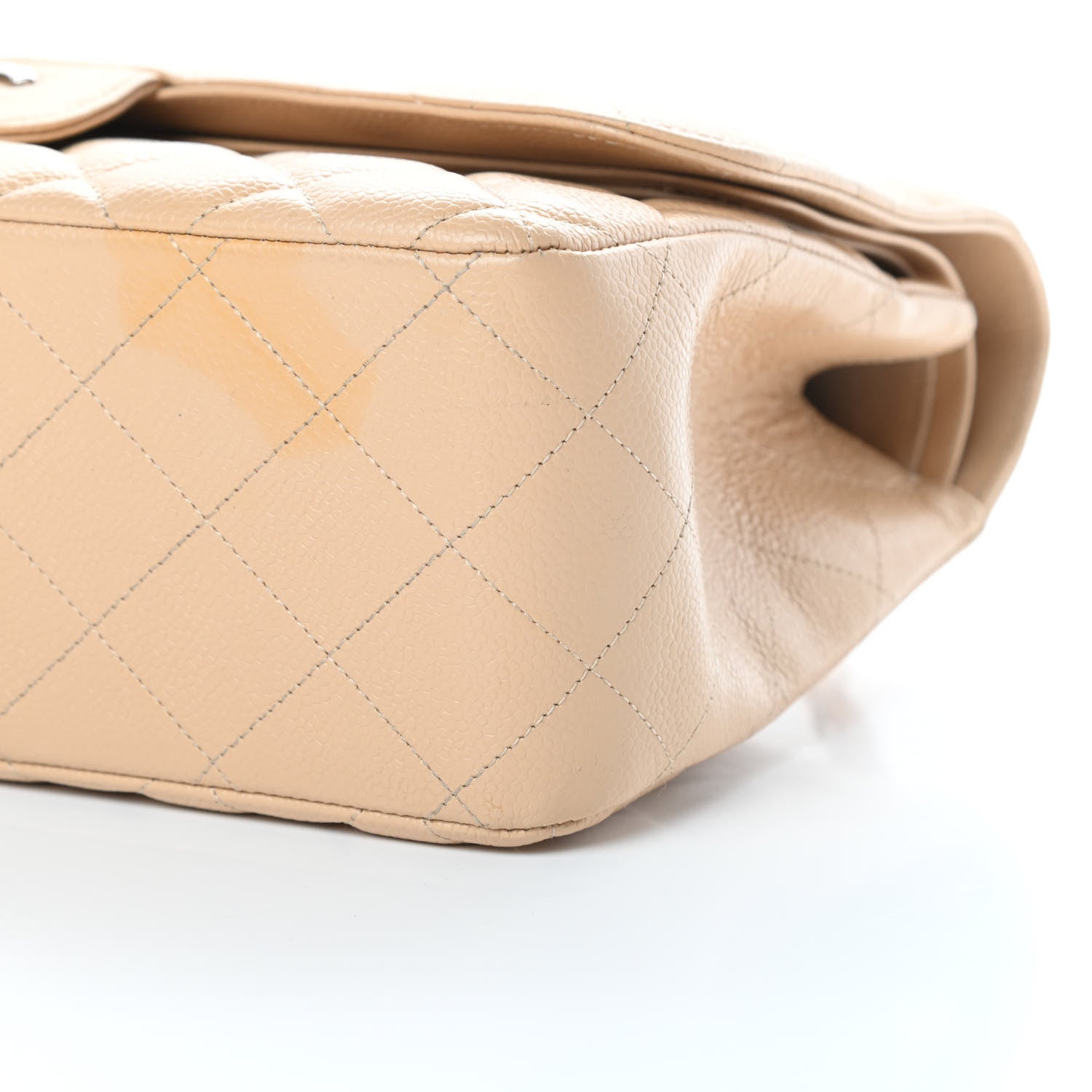 Chanel Caviar Quilted Jumbo Double Flap Beige Clair 11 of 21