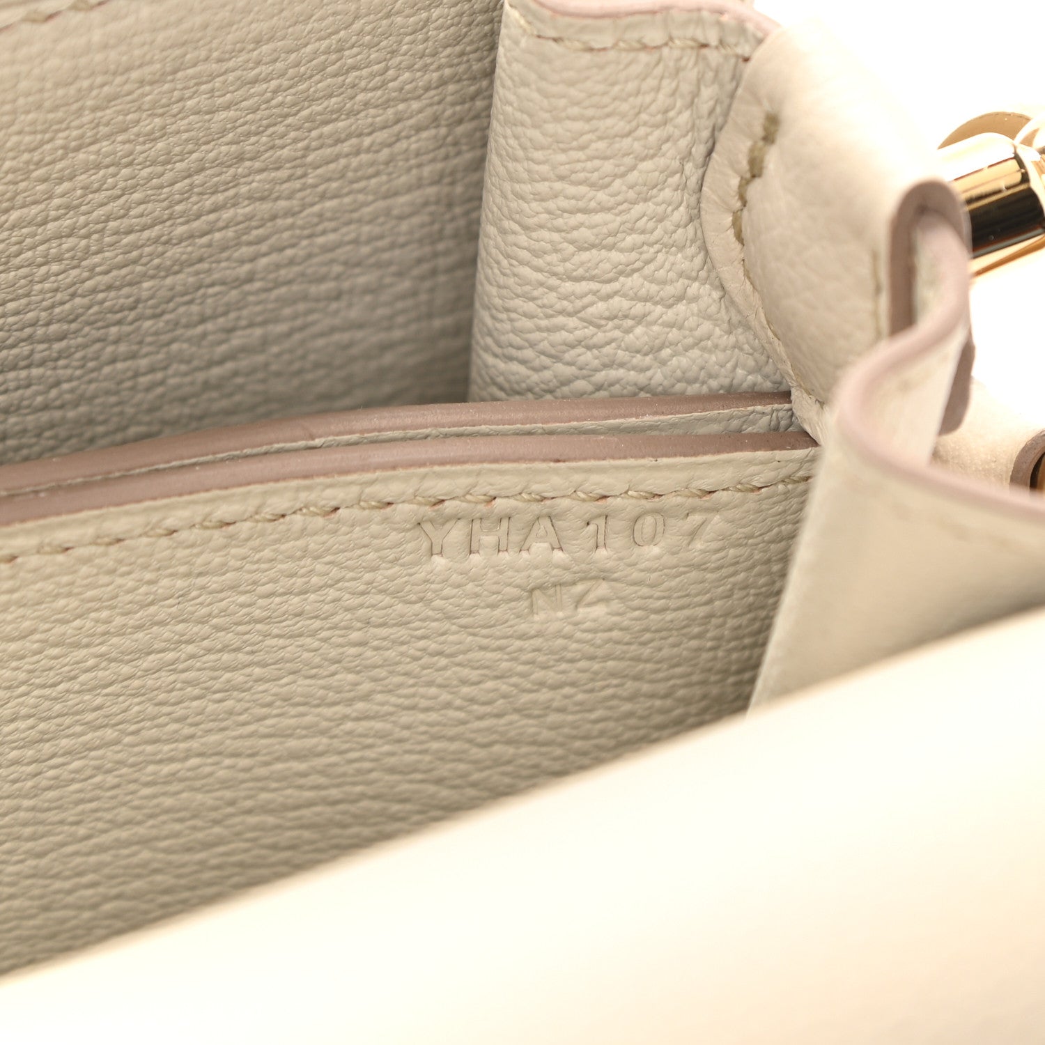 Hermes Evercolor Mini Sac Roulis Craie 6 of 9